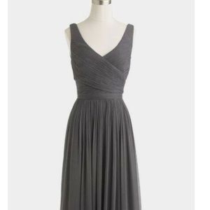 J.Crew Heidi long dress. Silk chiffon